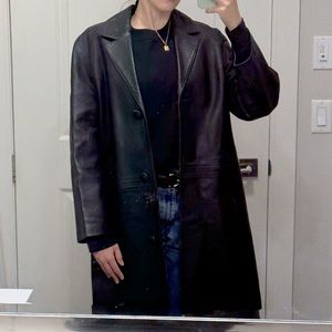 [SOLD] Vintage Black Genuine Leather Jacket